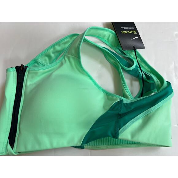 Nike DRI-FIT Women's High-Support Padded Zip-Front Sports Bra CN3718-342 Size S - Picture 8 of 16